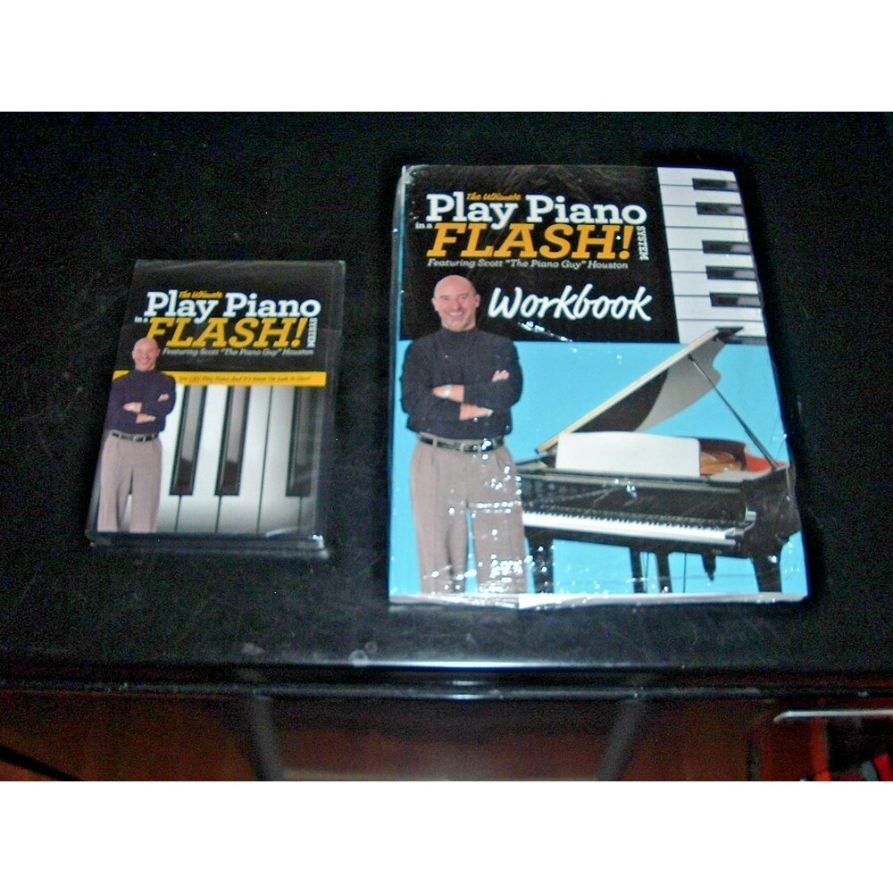 Time Life The Ultimate Play Piano in a Flash System New 4 Dvd's & Workbook